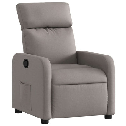 Nojatuoli Recliner taupe kangasta