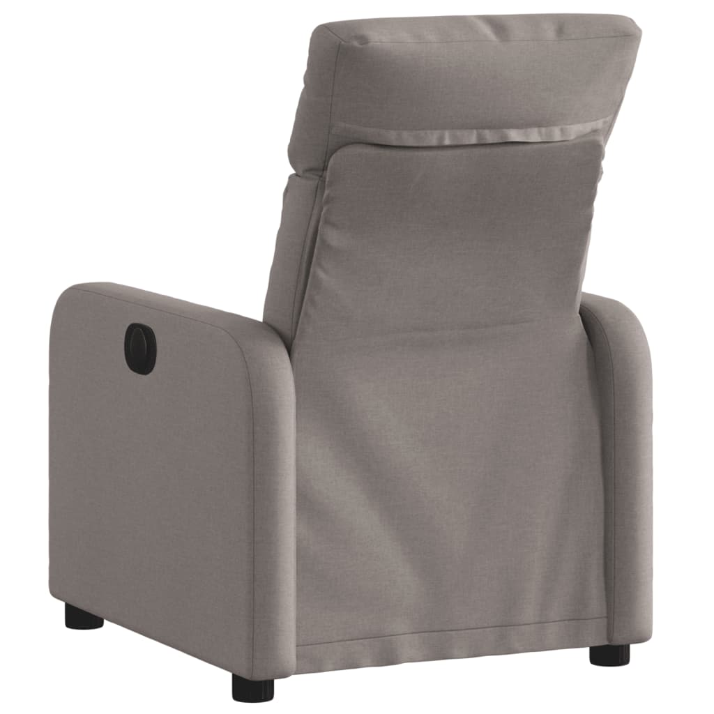 Nojatuoli Recliner taupe kangasta