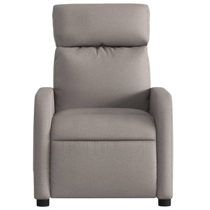 Nojatuoli Recliner taupe kangasta