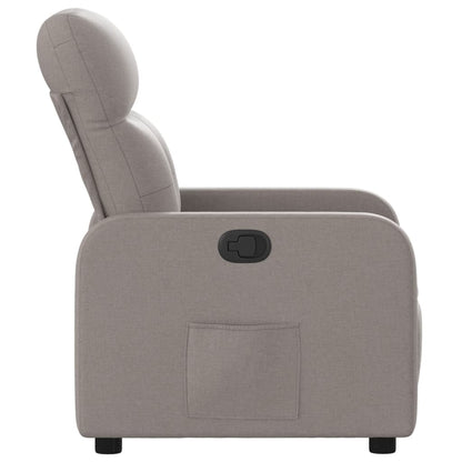 Nojatuoli Recliner taupe kangasta