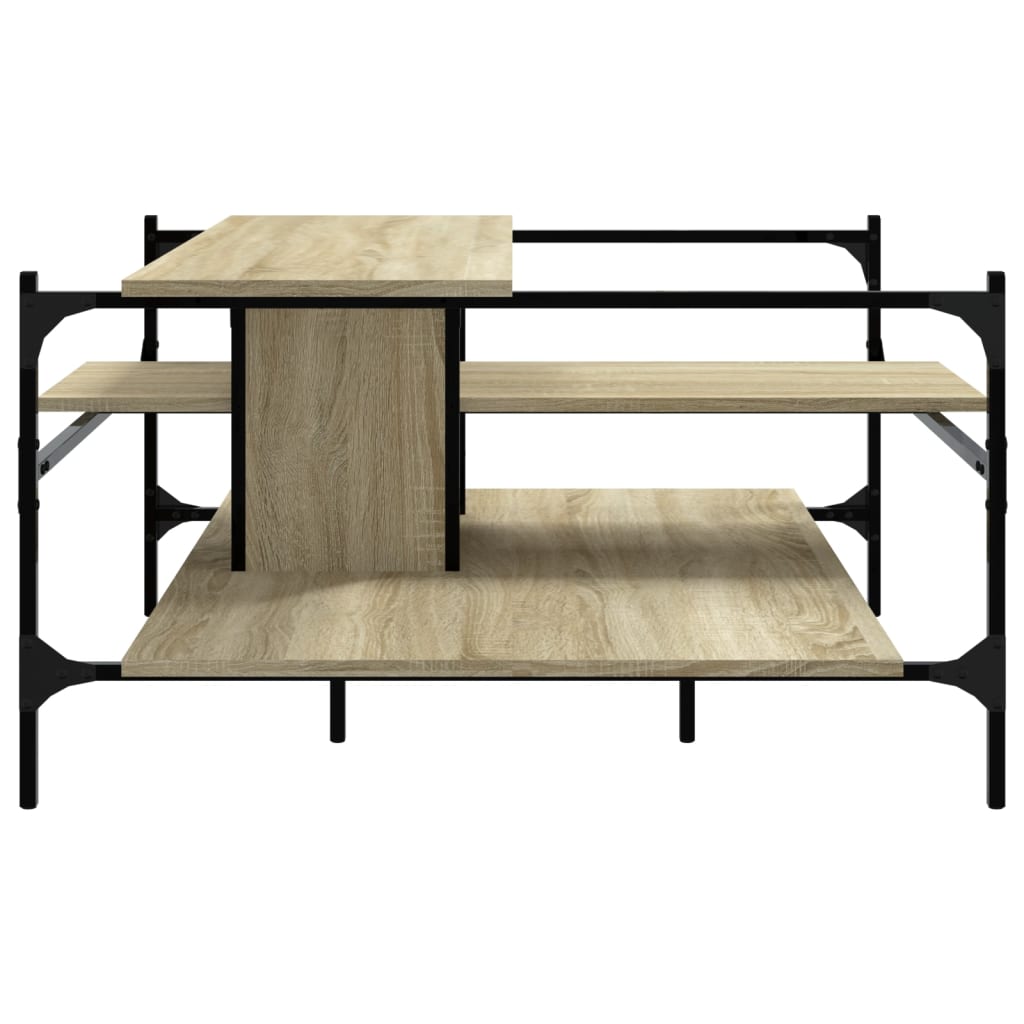 Soffbord sonoma ek 100x100x48,5 cm