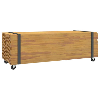 Soffbord massiv teak 110x45x35 cm