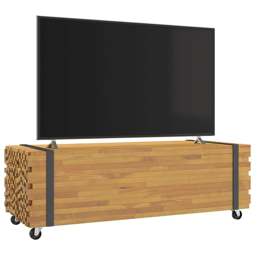 Soffbord massiv teak 110x45x35 cm