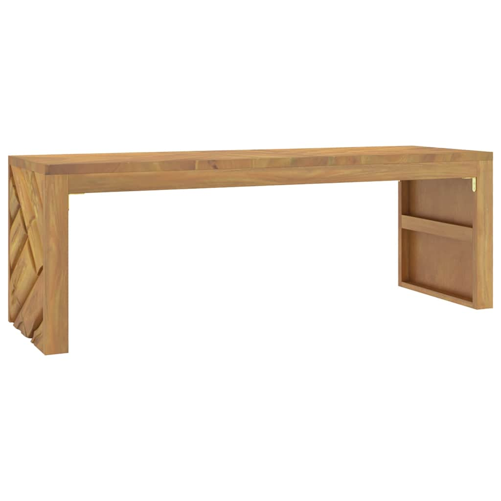 Soffbord massiv teak 110x35x38 cm