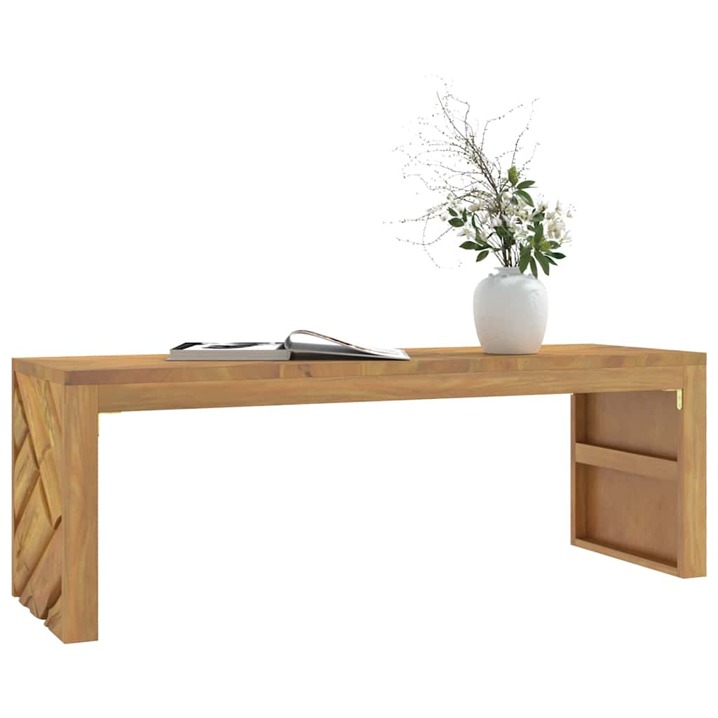 Soffbord massiv teak 110x35x38 cm