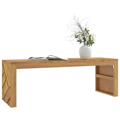 Soffbord massiv teak 110x35x38 cm