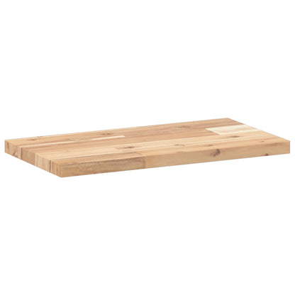 Bordsskiva massiv trä 40x20x2 cm rektangulär