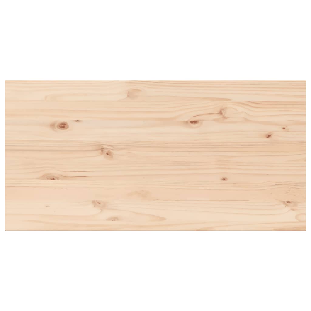 Bordsskiva massiv furu natur 100x50x2,5 cm rektangulär 4 st