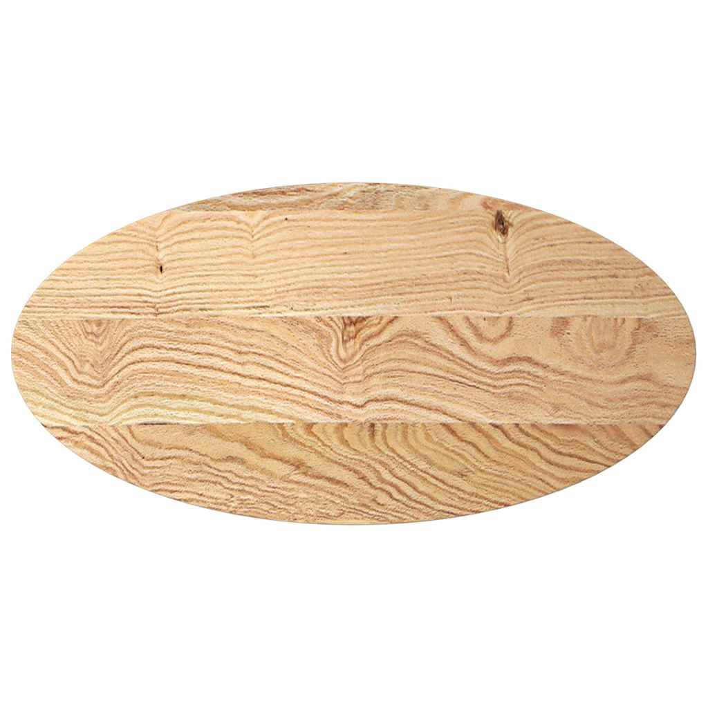 Bordsskiva 100x50x4 cm massiv ek oval