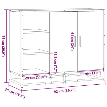 Skänk Sonoma ek 92x35x76 cm