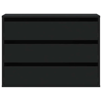 Byrå Svart 80x41x58 cm