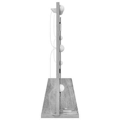 Badrumsspegel LED Sonoma Grå 100 x 55 x 18 cm