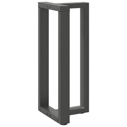 Barbordsben T-formad 2 st antracit 40x35x(91-92) cm stål