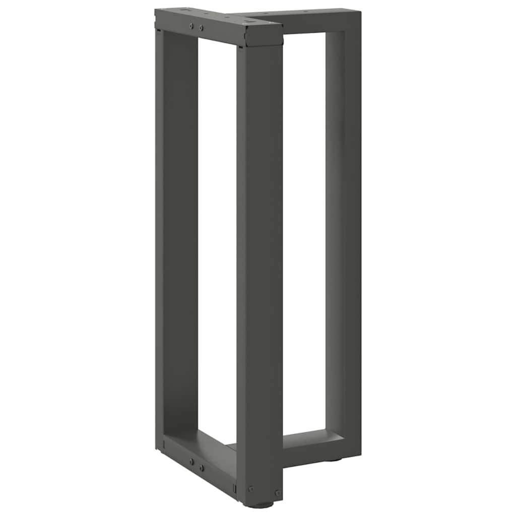 Barbordsben T-formad 2 st antracit 50x35x(91-92) cm stål