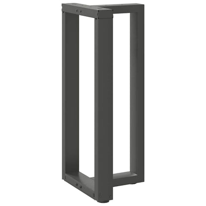 Barbordsben T-formad 2 st antracit 50x35x(91-92) cm stål