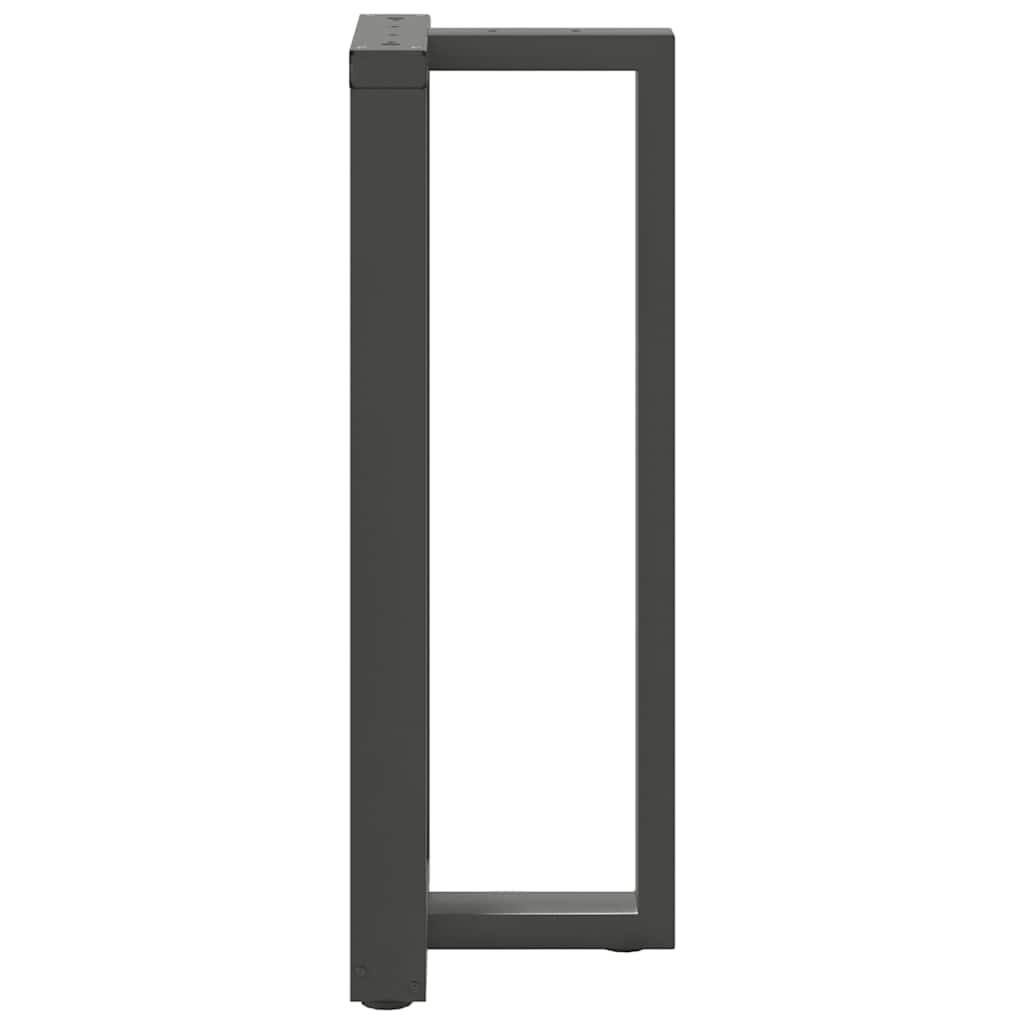 Barbordsben T-formad 2 st antracit 40x35x(101-102) cm stål