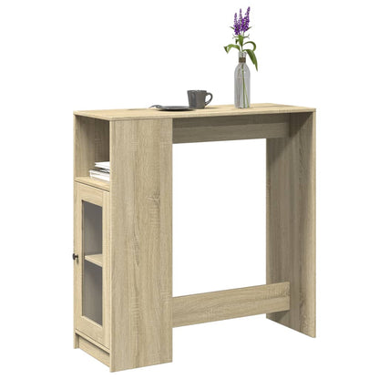 Barbord bistrobord sonoma ek  med ställ 101x40x103,5 cm