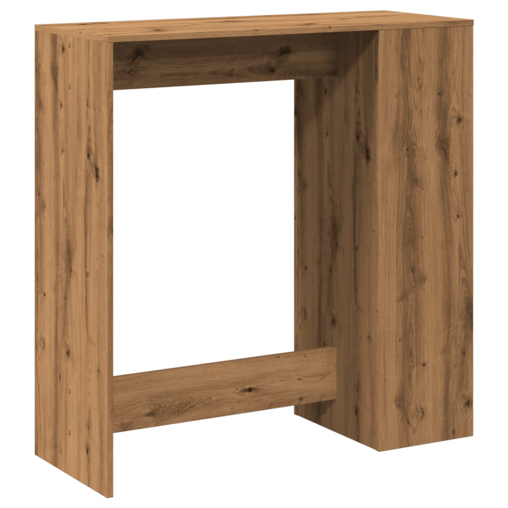 Barbord bistrobord ek med hyllor 101x40x103,5 cm