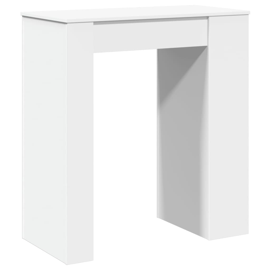 Barbord bistrobord vit med ställ 95x47x103,5 cm