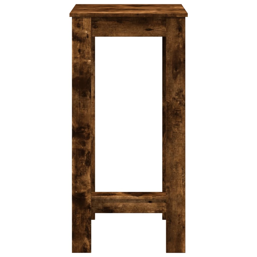 Barbord bistrobord rökfärgad ek 51x50x103,5 cm