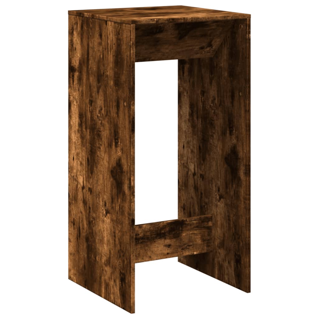 Barbord bistrobord rökfärgad ek 51x50x103,5 cm