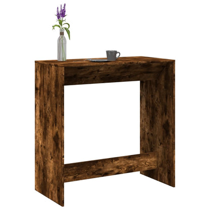 Barbord bistrobord rökfärgad ek 102x50x103,5 cm