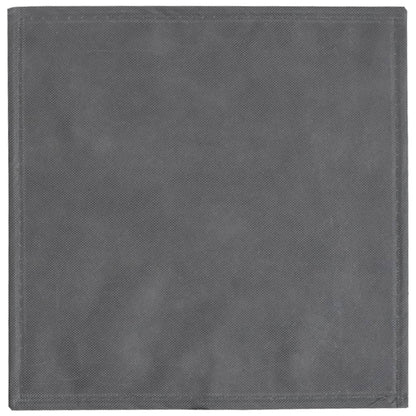 Förvaringskorg Vikbar förvaringslådor 4 st grå 32x32x32 cm non-woven tyg