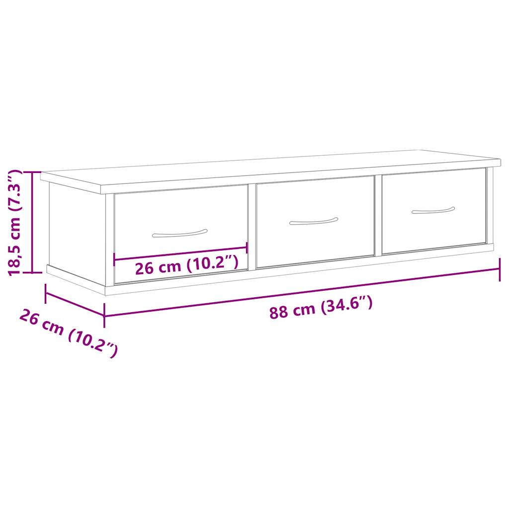 Seinäkaappi vanhaa puuta 88x26x18,5 cm puutavaraa