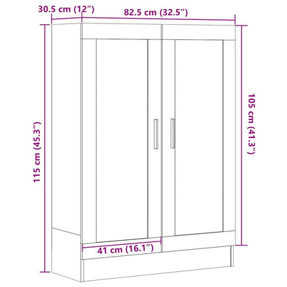 Kirjahylly käsityöläinen tammi 82,5x30,5x115 cm puutavaraa