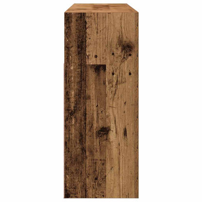 Skänk Åldrat Trä LED 115,5x30x75 cm