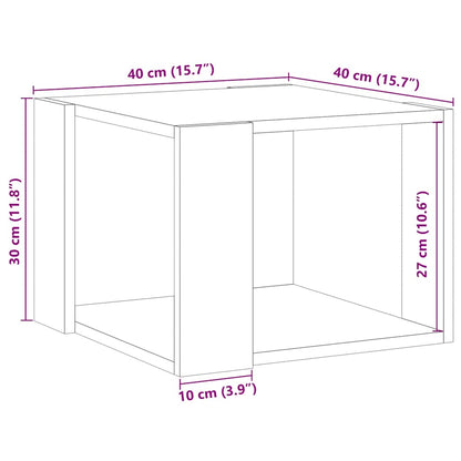 Soffbord artisan ek 40x40x30 cm