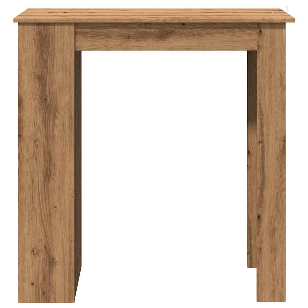 Barbord bistrobord artisan ek med hyllor 102x50x103,5 cm