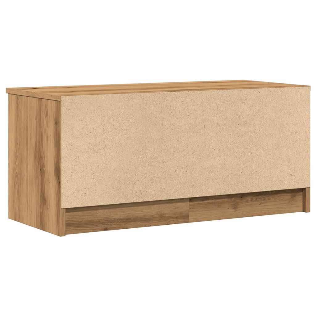 Tv-bänk artisan ek 80x35x36,5 cm konstruerat trä