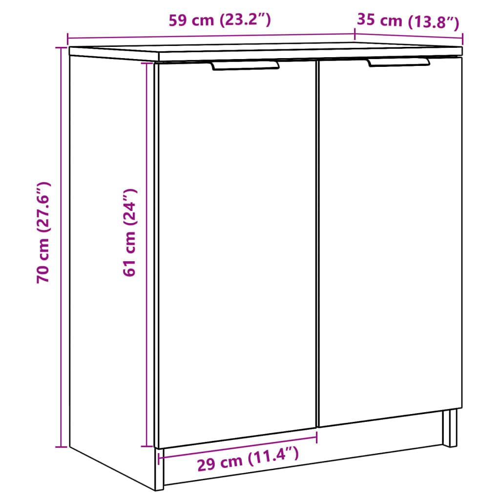 Kenkäteline Kenkäkaappi vanhentunutta puuta 59x35x70 cm teknistä puuta