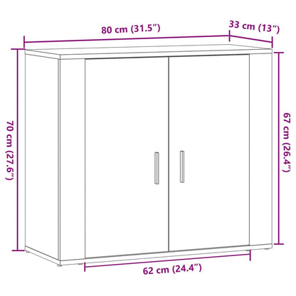 Skänk ek 80x33x70 cm