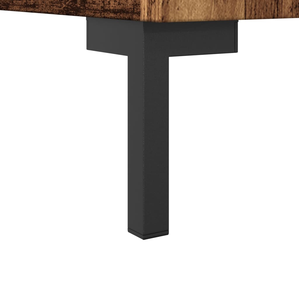 Skänk Åldrat Trä 90x34x80 cm