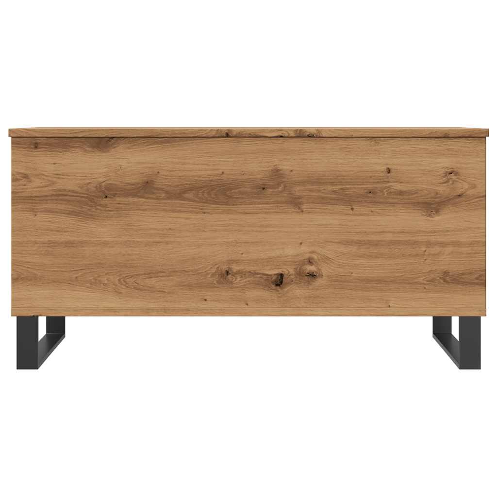 Soffbord artisan ek 90x44,5x45 cm konstruerat trä