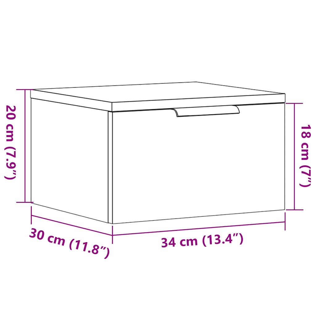 Sängbord Nattduksbord artisan ek 34x30x20 cm