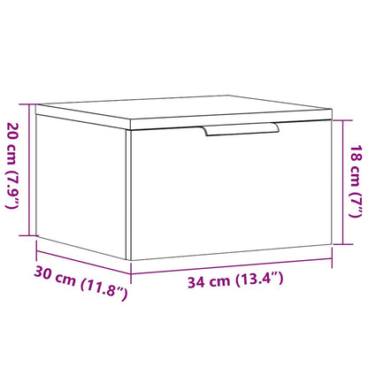 Sängbord Nattduksbord artisan ek 34x30x20 cm