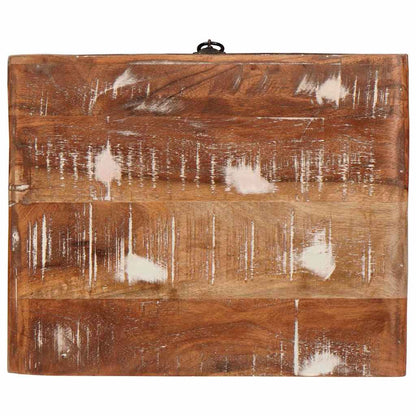 Sidobord Trä Flerfärgsdesign 40 x 32 x 46 cm massivt återvunnet trä