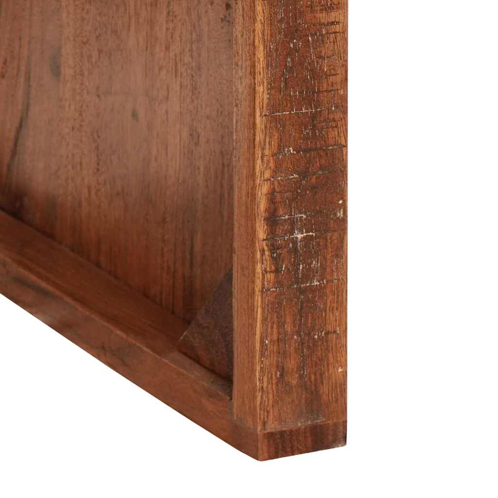 Sidobord Trä Flerfärgsdesign massivt återvunnet trä