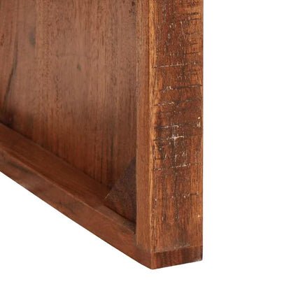 Sidobord Trä Flerfärgsdesign massivt återvunnet trä