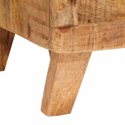 Förvaringskista med lagring 70 x 35 x 40 cm massivt mangoträ