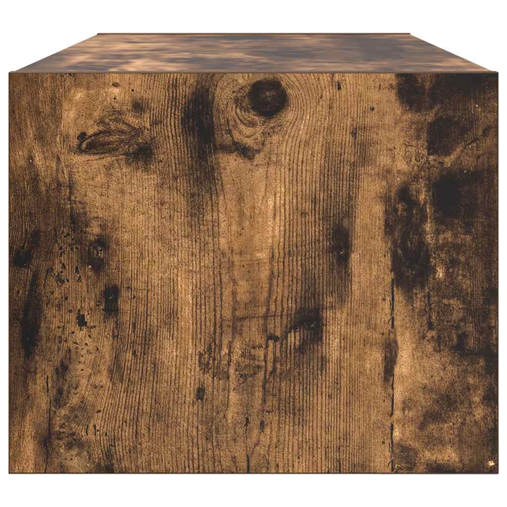 TV-Möbel Rökfärgad Ek TV-bänkar 2 st 80x31x25,5 cm