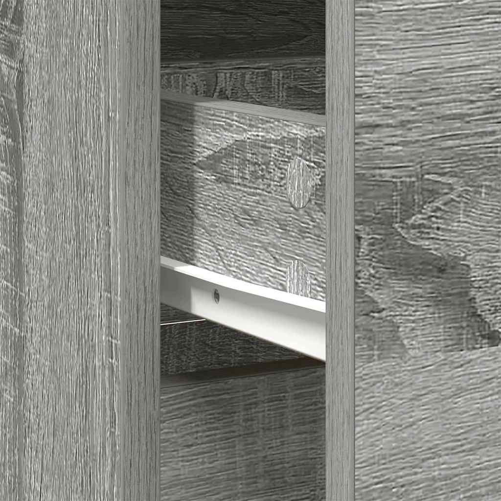 Skänk Sonoma Grå med låda 80x34x76 cm