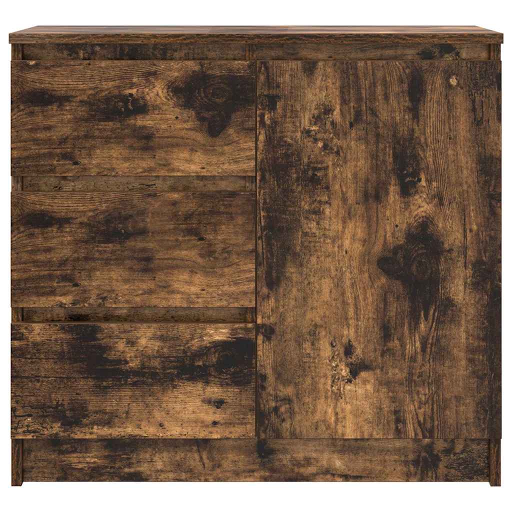 Skänk Rökfärgad Ek med låda 71x35x65 cm