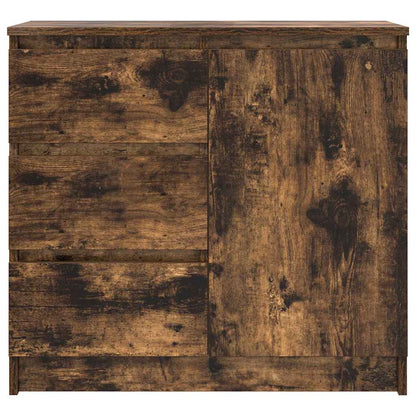 Skänk Rökfärgad Ek med låda 71x35x65 cm