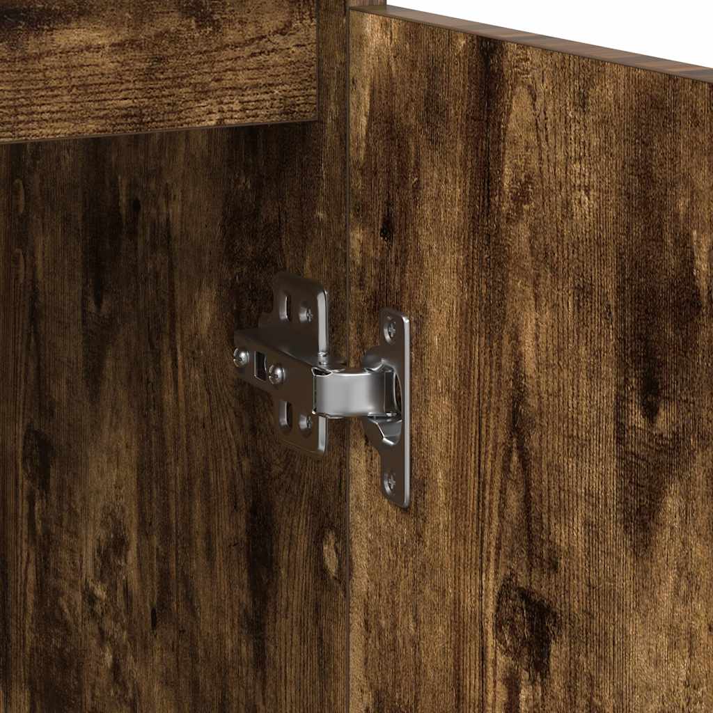 Skänk Rökfärgad Ek med låda 71x35x65 cm