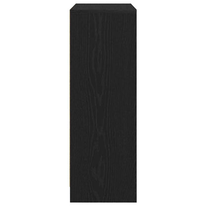 Skänk Brun med lådor och dörrar Svart Ek 73x31x90 cm