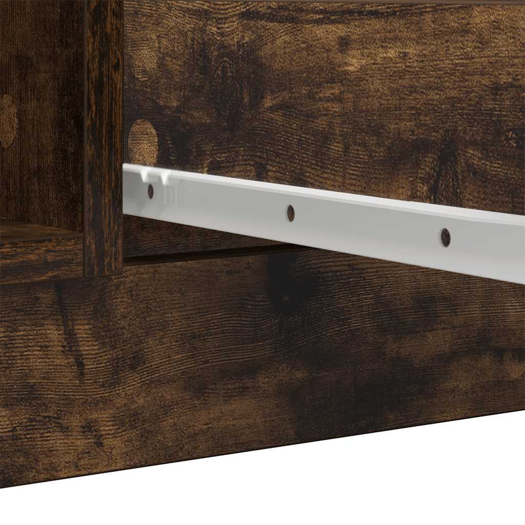 Skänk Rökfärgad Ek med lådor i 100,5x35x98,5 cm